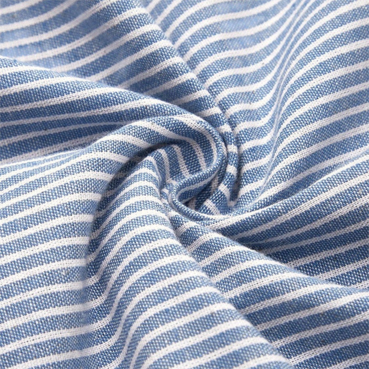 Viverno™ | Abito midi a righe in cotone
