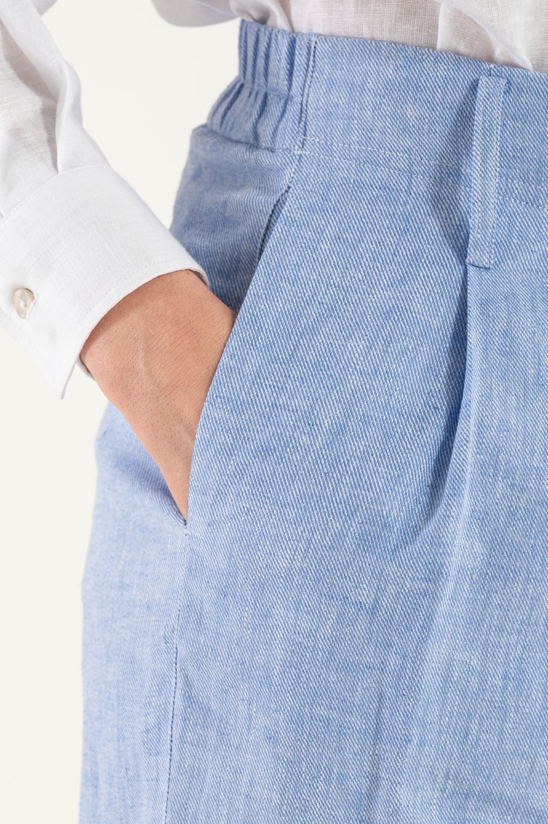 Viverno™ | Pantalone Crema con Bottone
