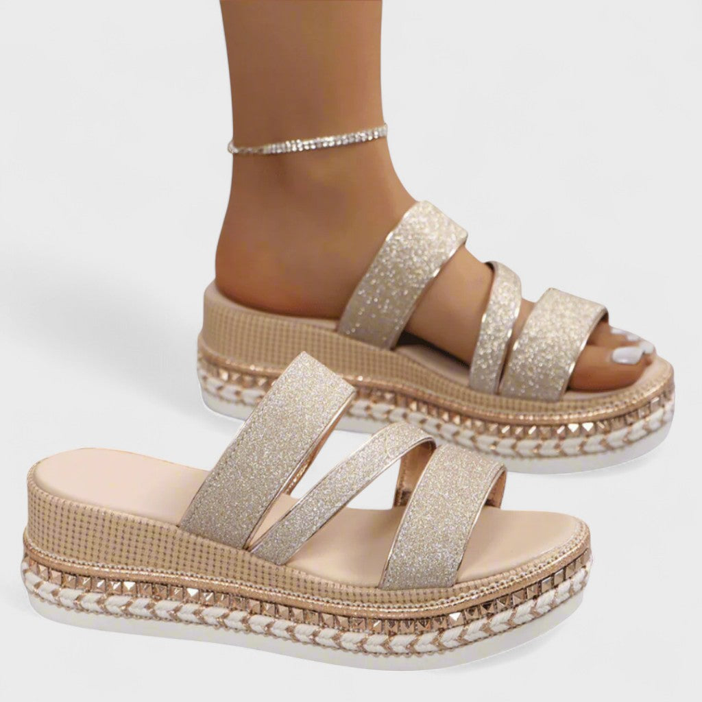 Viverno™ | Sandali con Fiore