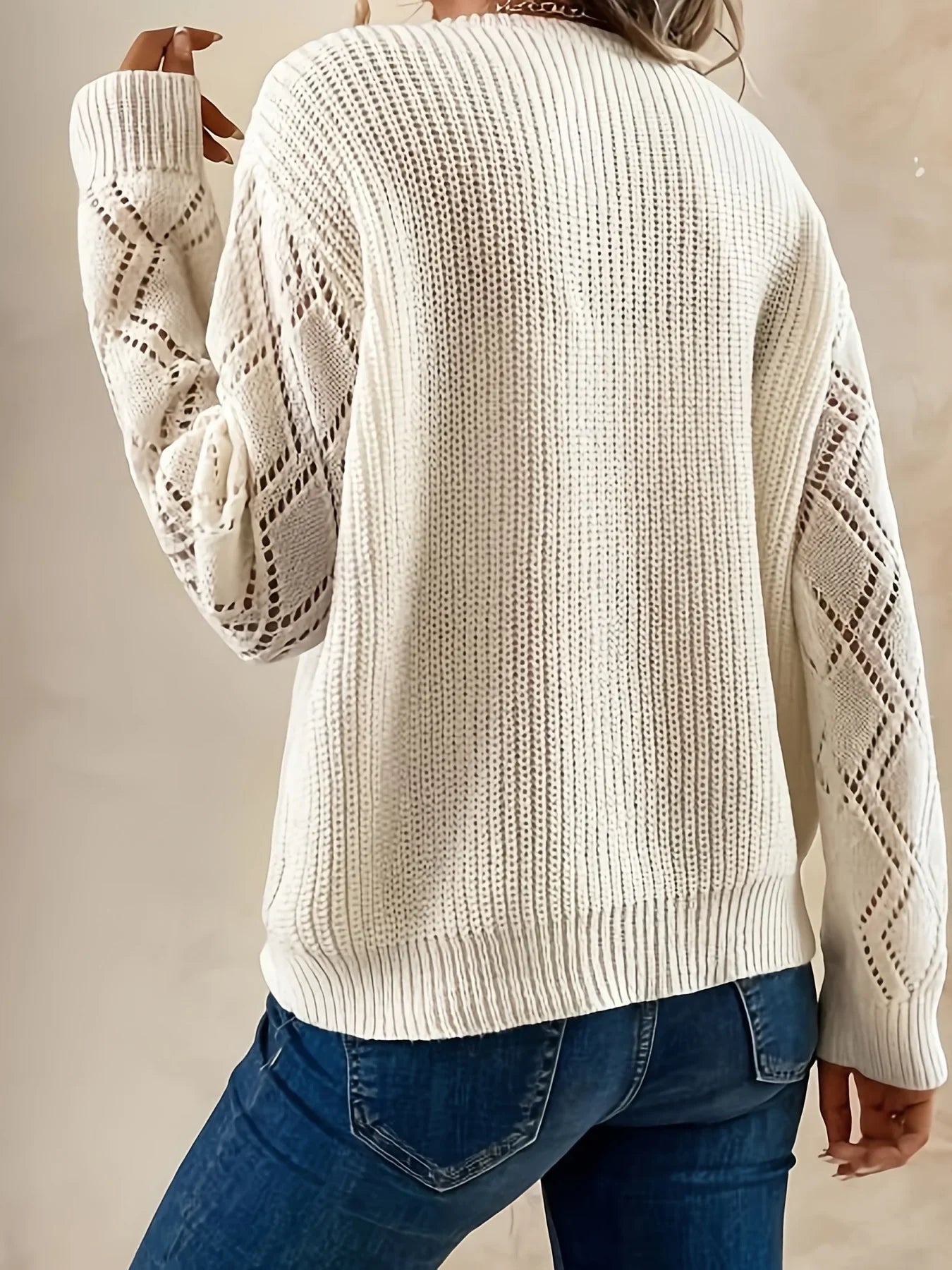 Viverno™ | Maglione elegante con dettagli in pizzo