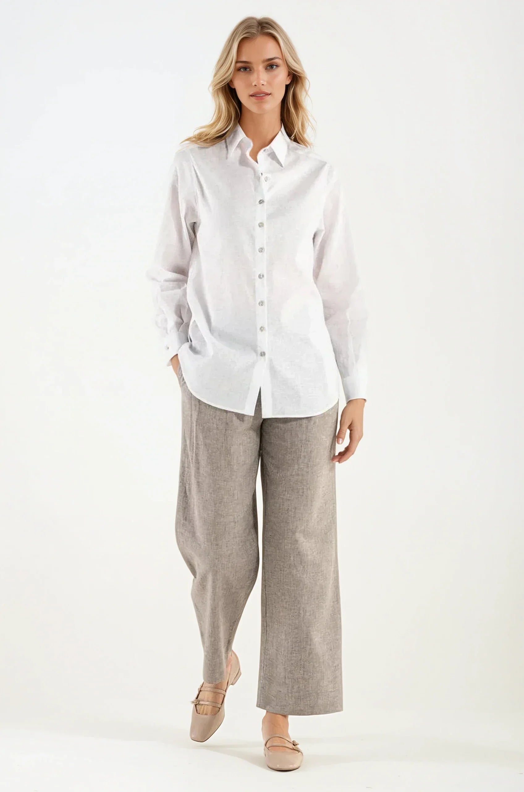 Viverno™ | Pantalone Naturale con Bottone