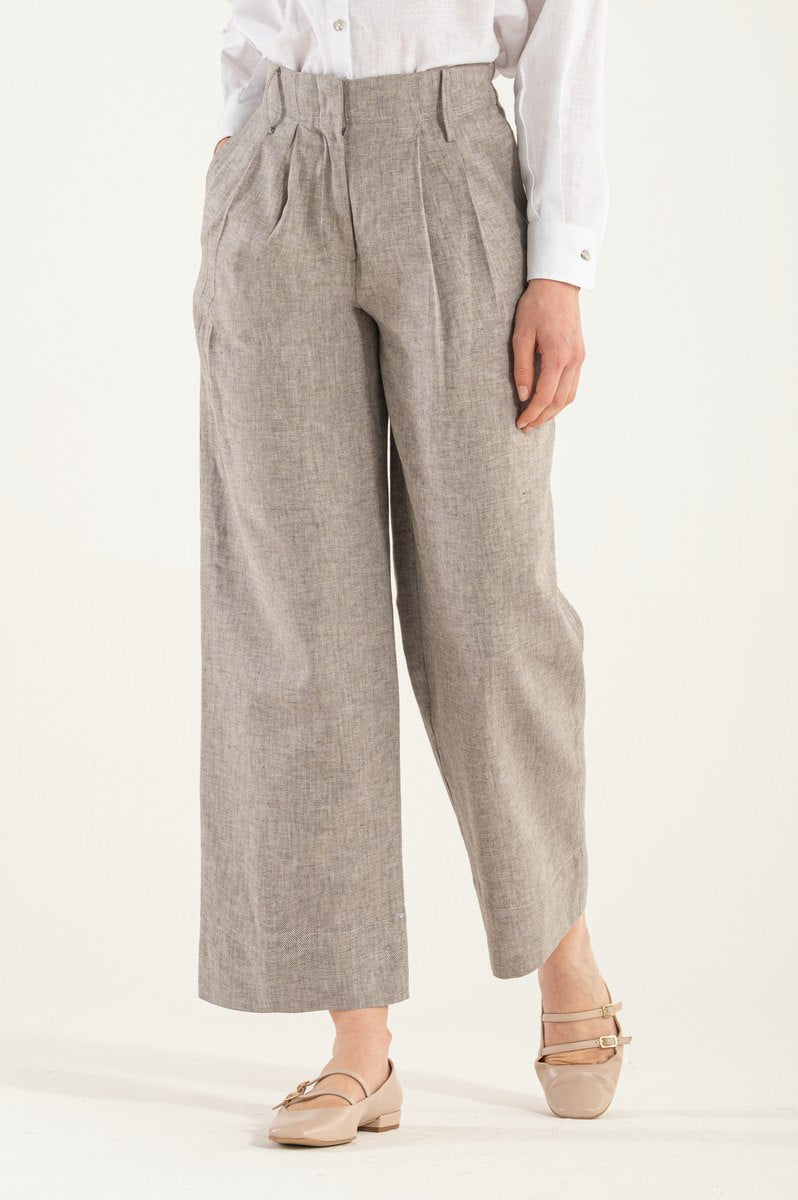 Viverno™ | Pantalone Naturale con Bottone