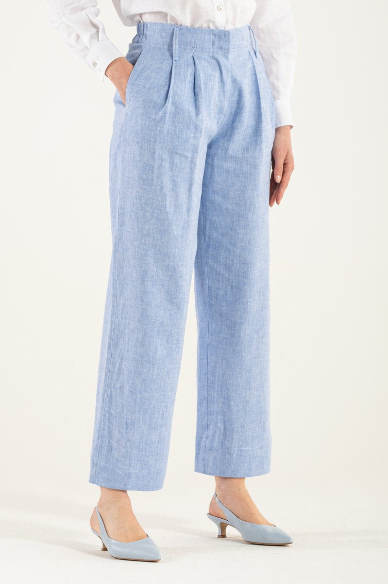 Viverno™ | Pantalone Crema con Bottone