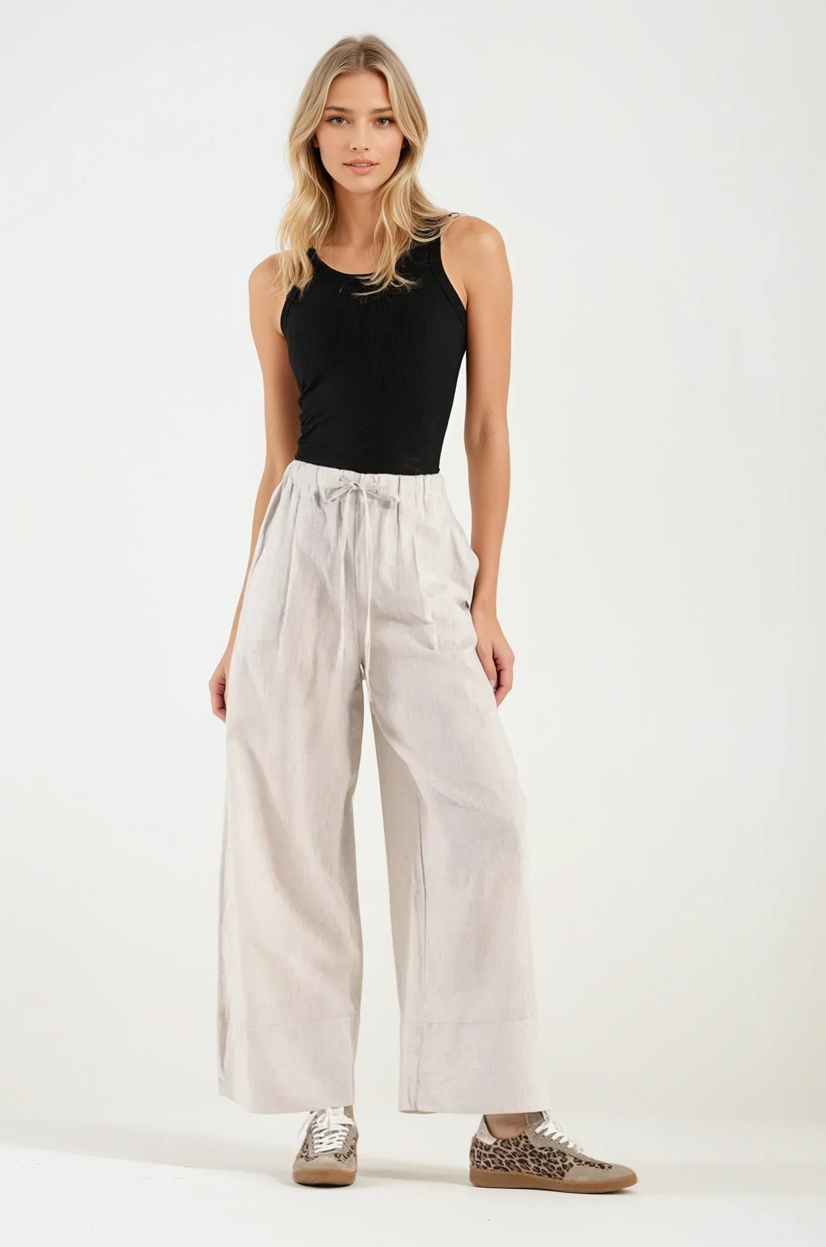 Viverno™ | Pantalone Nero con Laccio